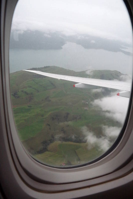 Neuseeland von oben - Blick aus dem Flugzeug
