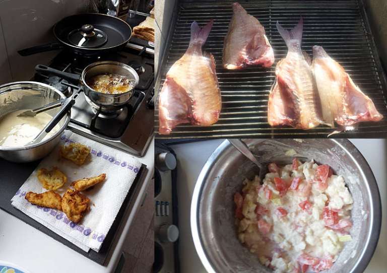 Essen mit Red Snapper