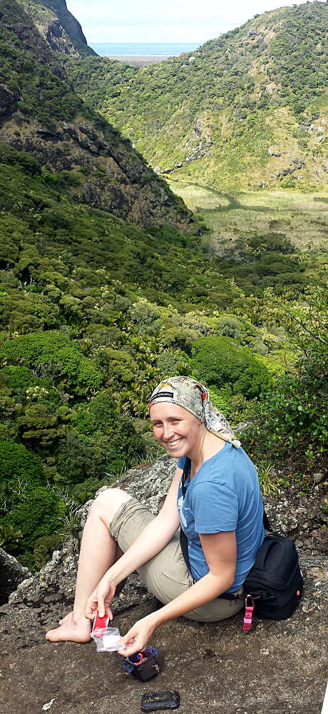 Franzi mit dem Cache