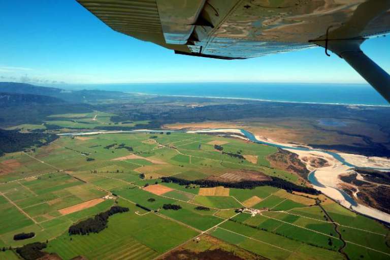 Neuseeland von oben Scenic Flight über die Westküste