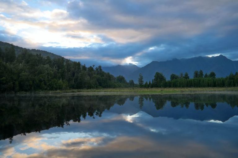Lake Matheson Neuseeland