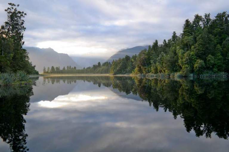 Lake Matheson Neuseeland