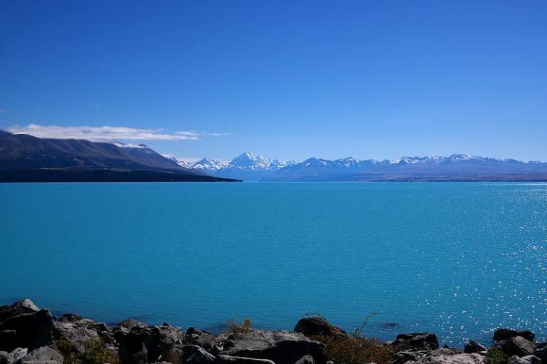 Lake Pukaki und Mt Cook