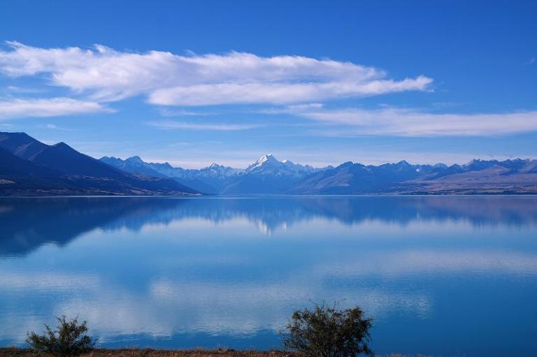 Lake Pukaki und Mt Cook