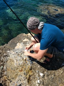 Angeln auf Korsika - der Fisch muss zurück ins Wasser