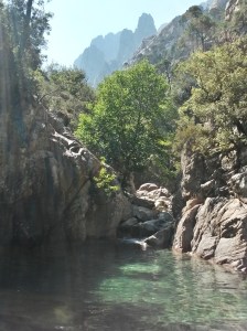 Klarer Fluss auf Korsika