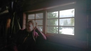 Franzi in der Elizabeth Parker Hut.