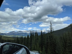 Fahrt zum Moraine Lake